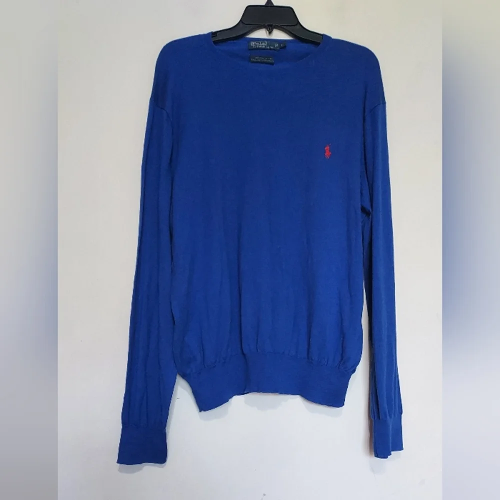 Ralph Lauren Royal Blue Crewneck Light Sweater Sz-L